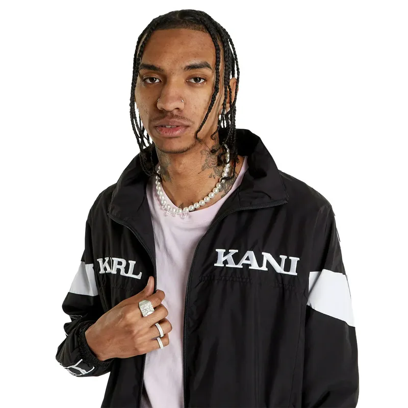 Куртка Karl Kani Retro Tape Trackjacket, черный, арт. KKMQ32024