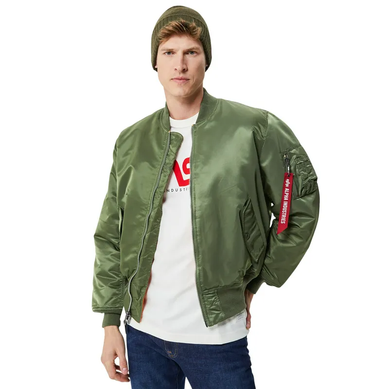 Куртка Alpha Industries MA-1 Flight Jacket, зеленый, арт. AIMJM21000C1