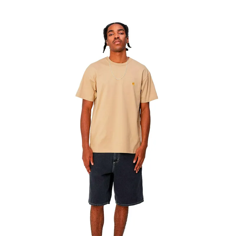 Футболка Carhartt WIP S/S Chase, бежевый, арт. CTI026391