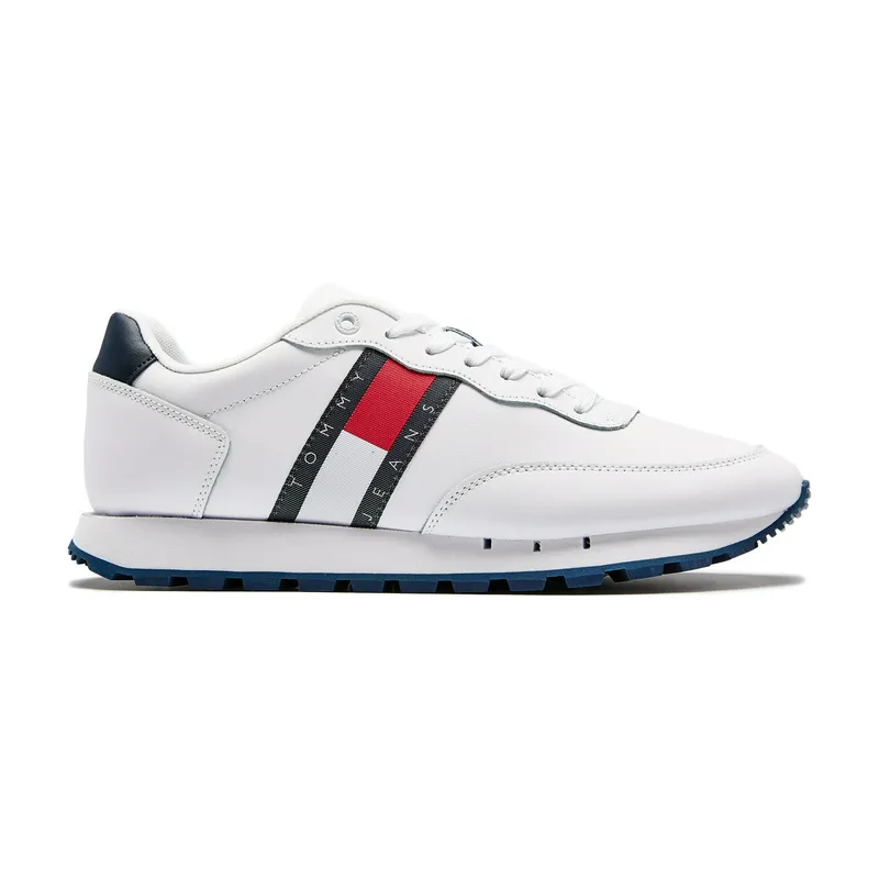 Кроссовки Tommy Jeans Leather Runner, белый, арт. TMEM0EM00898
