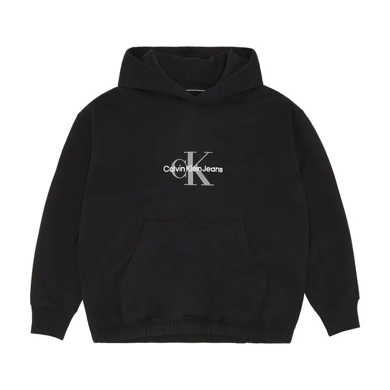 Толстовка Calvin Klein Archival Monologo, черный, арт. CKJ30J324118