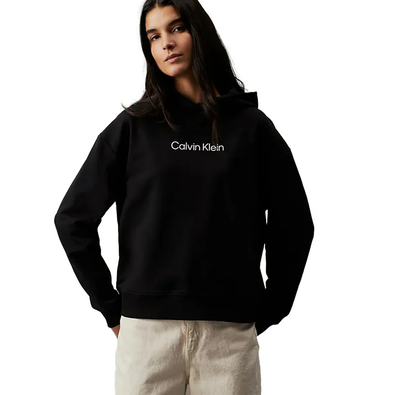Толстовка Calvin Klein Hero Logo Hoodie, черный, арт. CKK20K205449