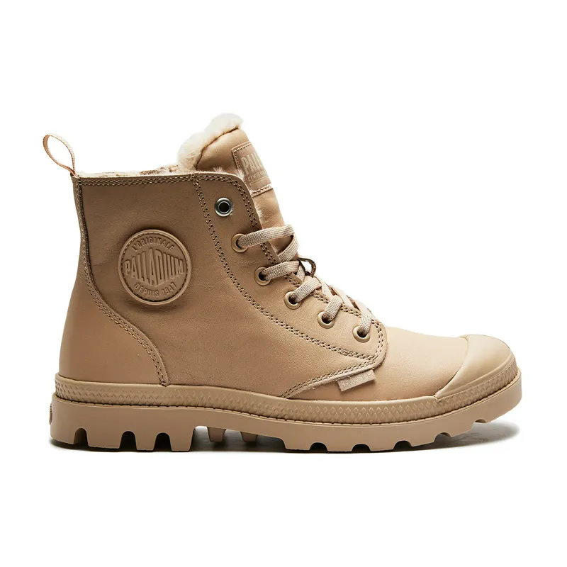 Ботинки Palladium Pampa Hi Zip LTH, бежевый, арт. PL97223