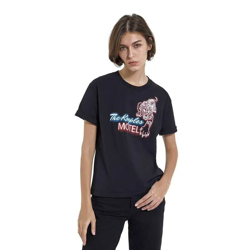 Футболка The Kooples, черный, арт. FTSC24015K