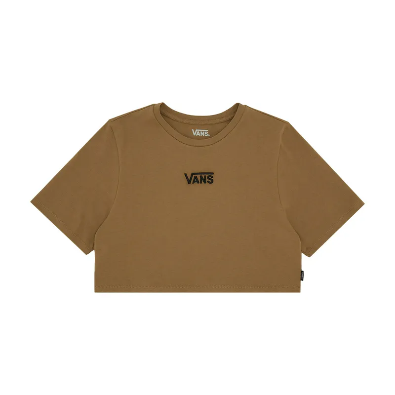 Футболка Vans Flying V Crew Crop, коричневый, арт. VN000GFF