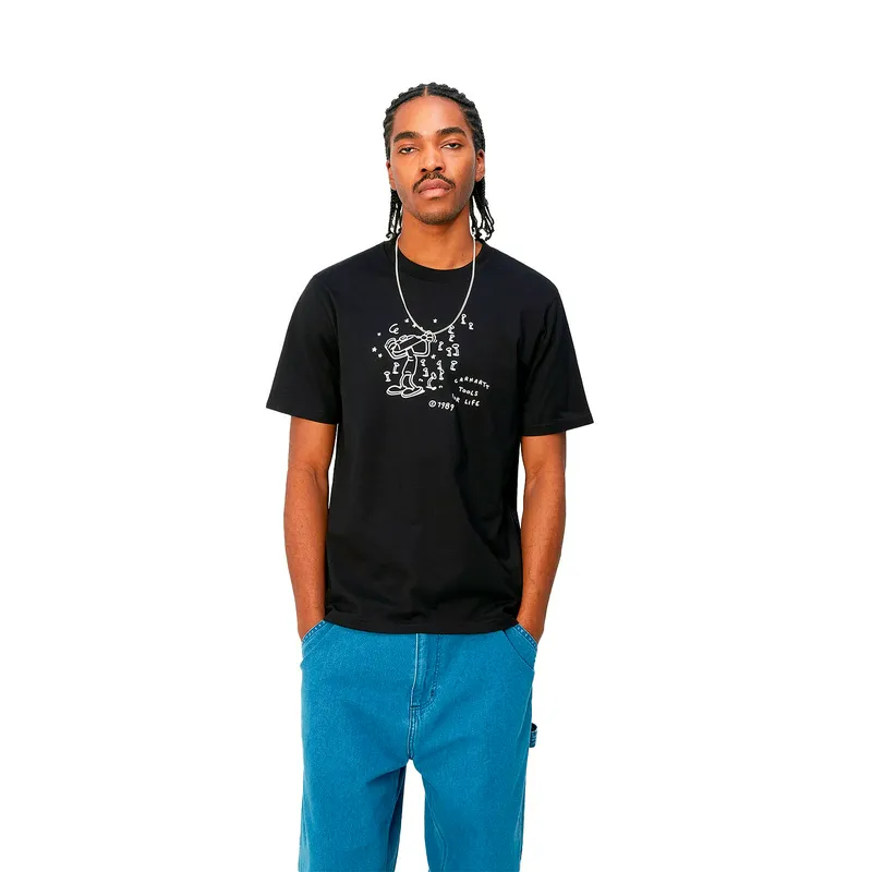 Футболка Carhartt WIP S/S Tools For Life, черный, арт. CTI033262