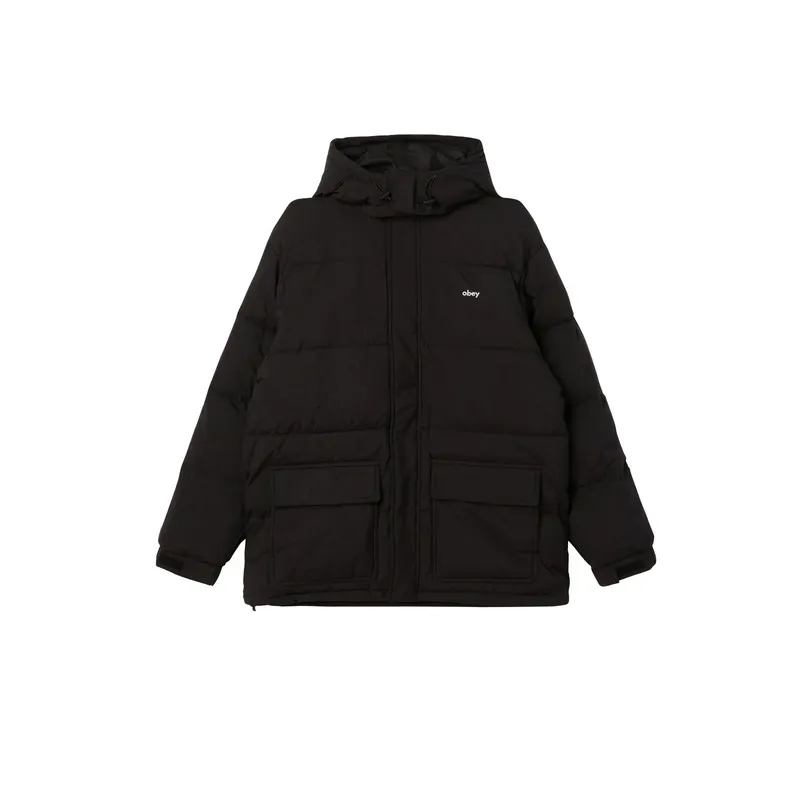 Куртка Obey Brunswick Puffer, черный, арт. OB121800568