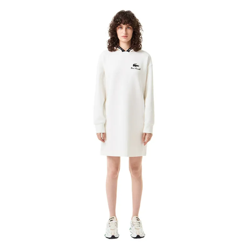 Платье с капюшоном Lacoste, белый, арт. EF2514R