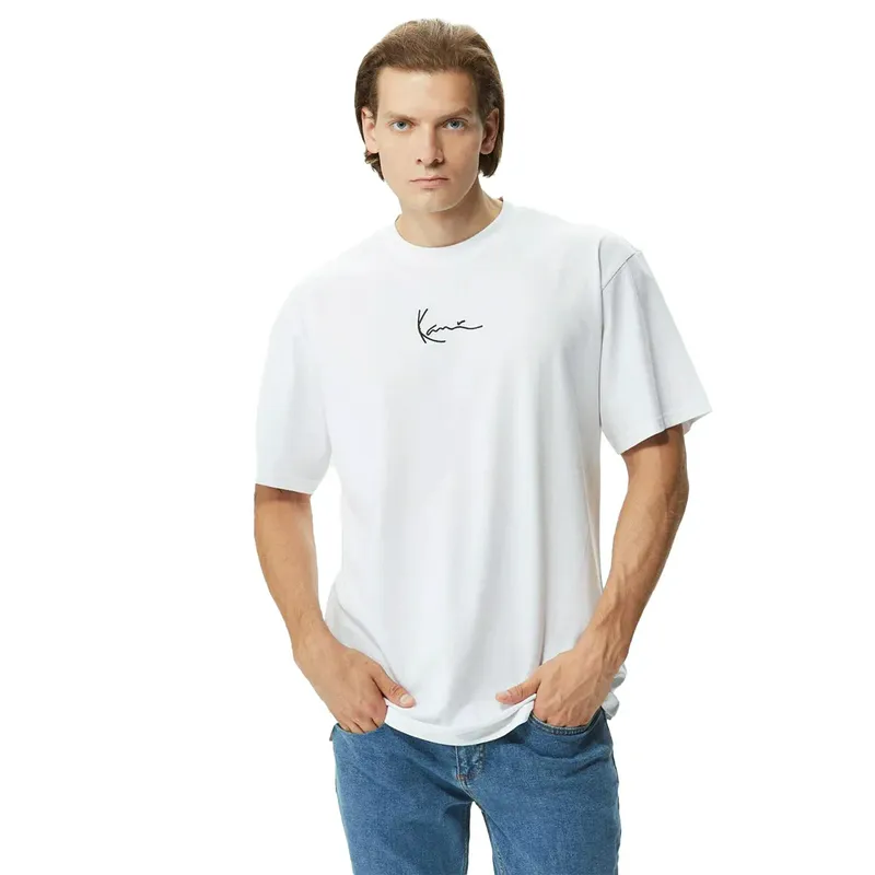 Футболка Karl Kani Small Signature Tee, белый, арт. KKKKMQ12002WHT