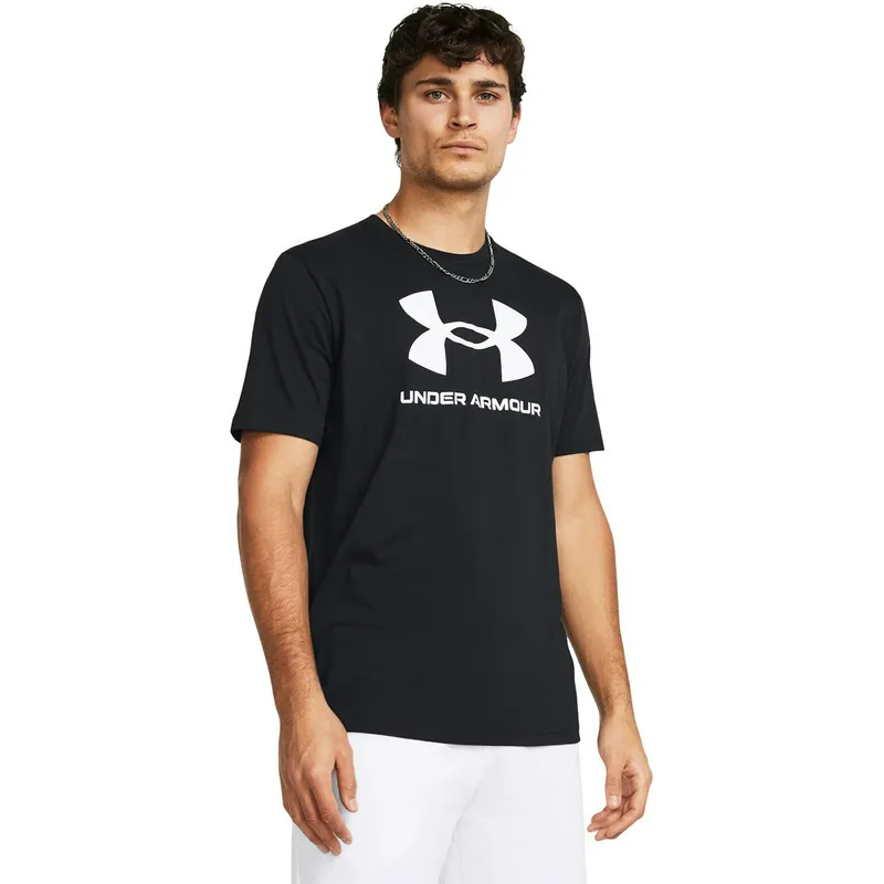 Футболка Under Armour Sportstyle Logo Update SS, черный, арт. UA1382911