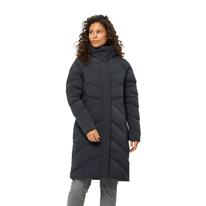 Пуховик Jack Wolfskin Marienplatz, черный, арт. JW1206971