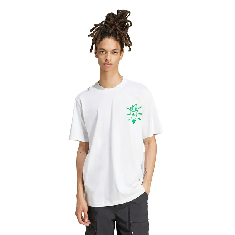 Футболка Adidas Q12 TS STREET B, белый, арт. ADJD0677