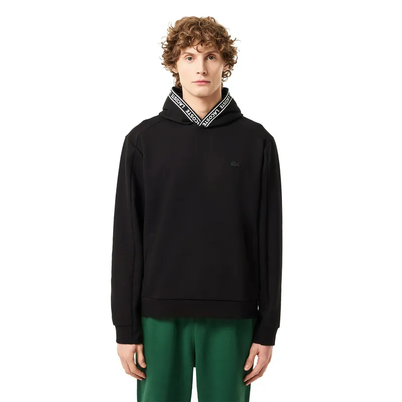 Толстовка Lacoste с капюшоном, черный, арт. SH2526