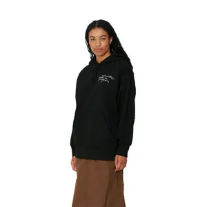 Толстовка Carhartt WIP W' Hooded Lips Sweat, черный, арт. CTI033688