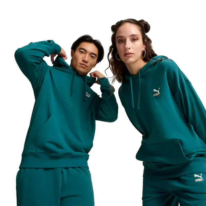 Толстовка Puma Better Classics Relaxed Hoodie, зеленый, арт. PM624241