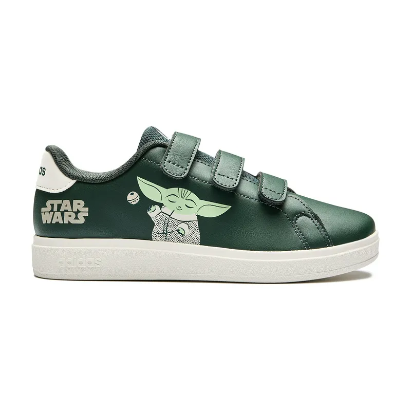 Кроссовки Adidas Star Wars Advantage Kids, зеленый, арт. ADIH6253