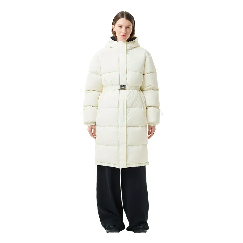 Пуховик Lacoste Rene Print, белый, арт. BF2520