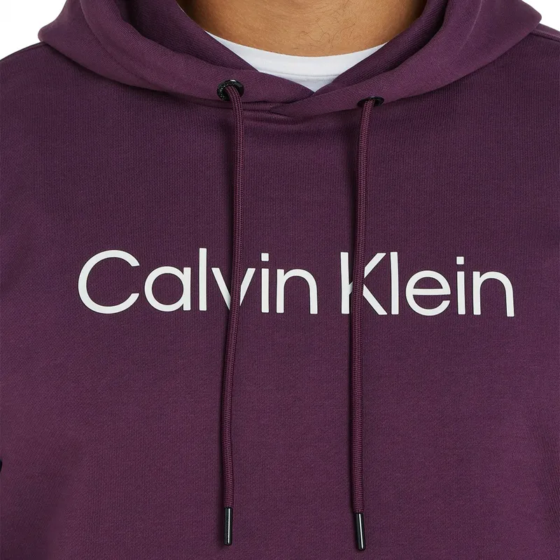 Толстовка Calvin Klein Cotton Terry Logo, бордовый, арт. CKK10K111345