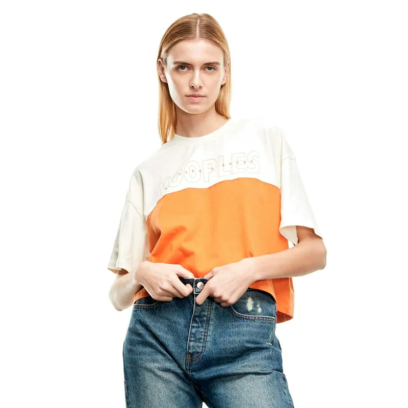 Футболка The Kooples, оранжевый, арт. FTSC22001S
