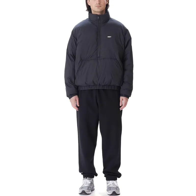 Анорак Obey Studio Mock Neck, черный, арт. OB121800544