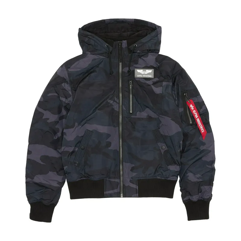 Куртка Alpha Industries с капюшоном, черный, арт. AIMJH55500C1