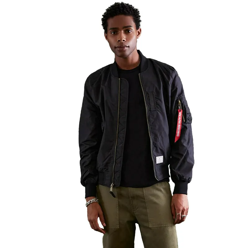 Бомбер Alpha Industries L2B Skymaster Gen II, черный, арт. AIMJL52000C1