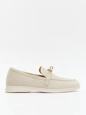 Лоферы Tendance из натуральной замши, бежевый, арт. YS-2299A-257A