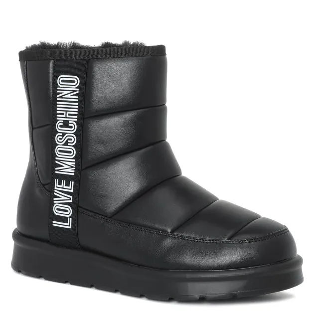 Угги Love Moschino, черный, арт. 127720