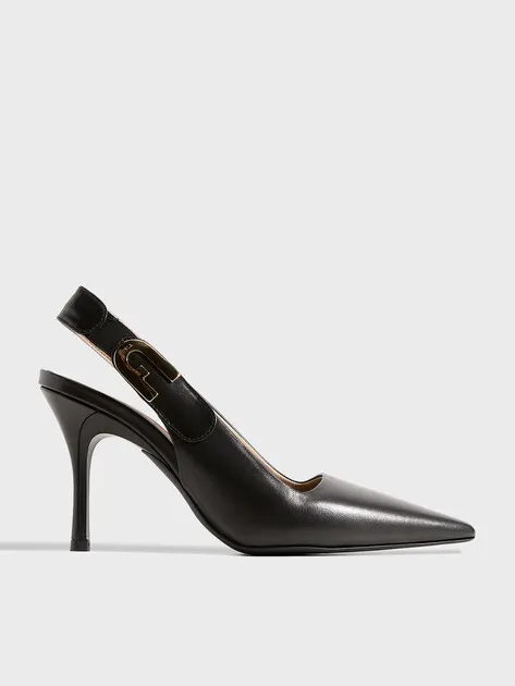 Туфли Furla из натуральной кожи, черный, арт. 130045