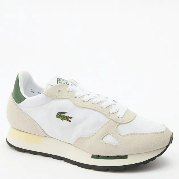 Кроссовки Lacoste из текстиля и замши, белый, арт. 130994