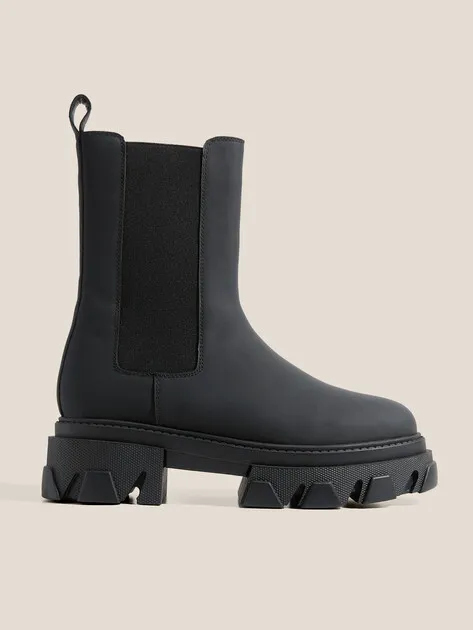 Полусапоги Tendance из натуральной кожи, черный, арт. ZF1234-8-2
