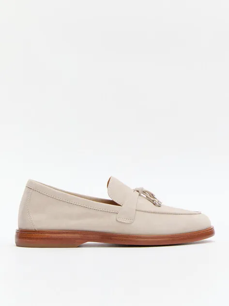 Лоферы Tendance из натуральной замши, бежевый, арт. YS-2299AP-108