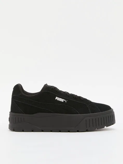 Кроссовки Puma из натуральной замши и нубука, черный, арт. 136105