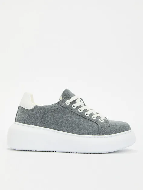 Кроссовки Tendance из денима, серый, арт. YS-38125A-3