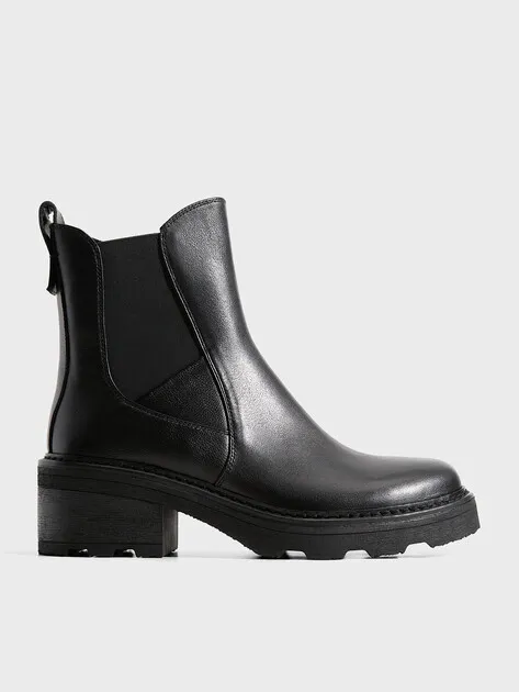 Ботинки Tendance из натуральной кожи, черный, арт. TW-Z014