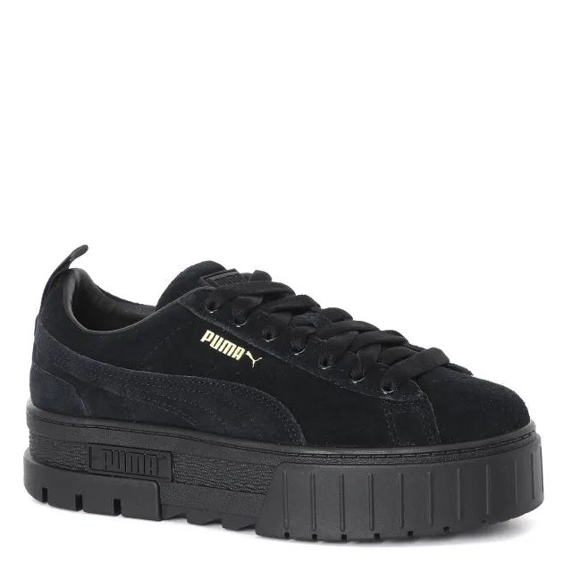 Кроссовки Puma из натуральной замши, черный, арт. 138266