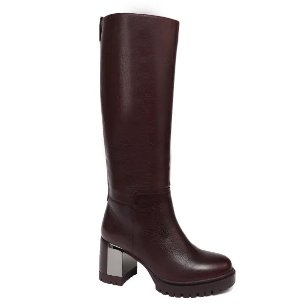 Сапоги Tendance из натуральной кожи, бордовый, арт. PZ225715-10