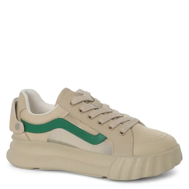 Кроссовки Tendance из натуральной кожи и текстиля, бежевый, арт. KD886-01