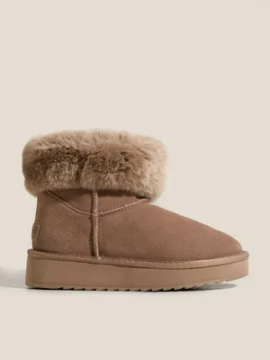 Угги Tendance из замши, коричневый, арт. 65875