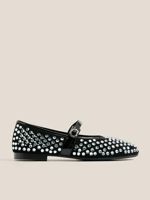 Балетки Tendance из замши, черный, арт. 65887