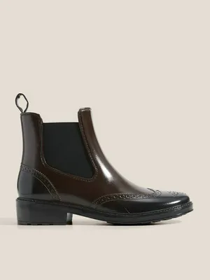 Резиновые сапоги Tendance Челси, коричневый, арт. 66110