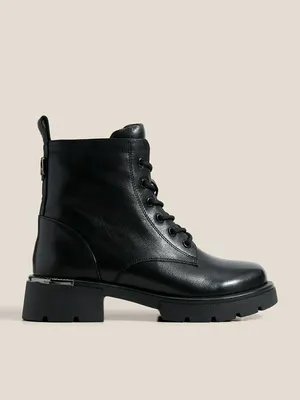 Ботинки Tendance из натуральной кожи, черный, арт. 66134