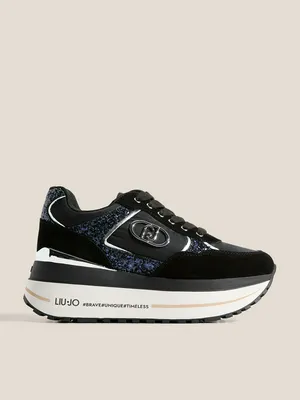 Кроссовки Liu Jo на платформе, черный, арт. 66141