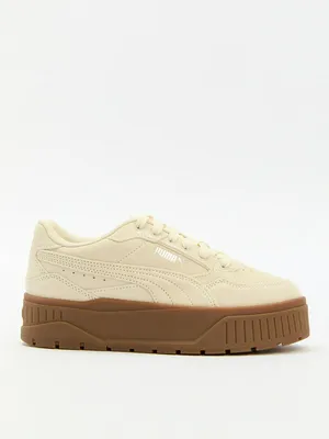 Кроссовки Puma из натуральной замши, бежевый, арт. 66147
