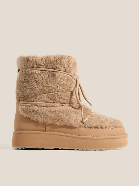 Угги Tendance из натуральной кожи, бежевый, арт. YS-39002D-71