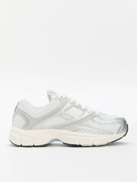 Кроссовки Reebok белые текстильные, белый, арт. 66337