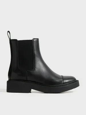 Ботинки Tendance из натуральной кожи, черный, арт. 66346