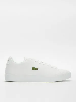 Кроссовки Lacoste белые кожаные, белый, арт. 66434
