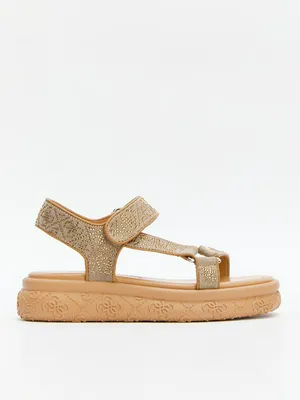 Сандалии Guess, бежевый, арт. 66456