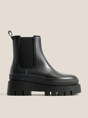Резиновые сапоги Tendance в стиле челси, черный, арт. 66525